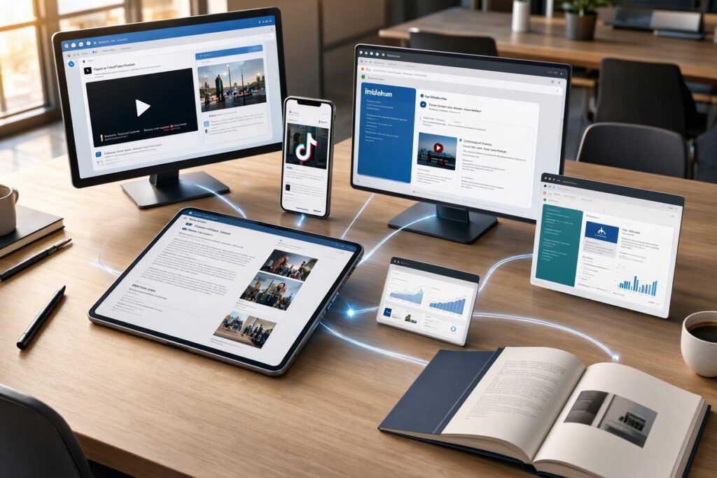 Content creator overwhelmed by content creation workload before discovering a content repurposing workflow.